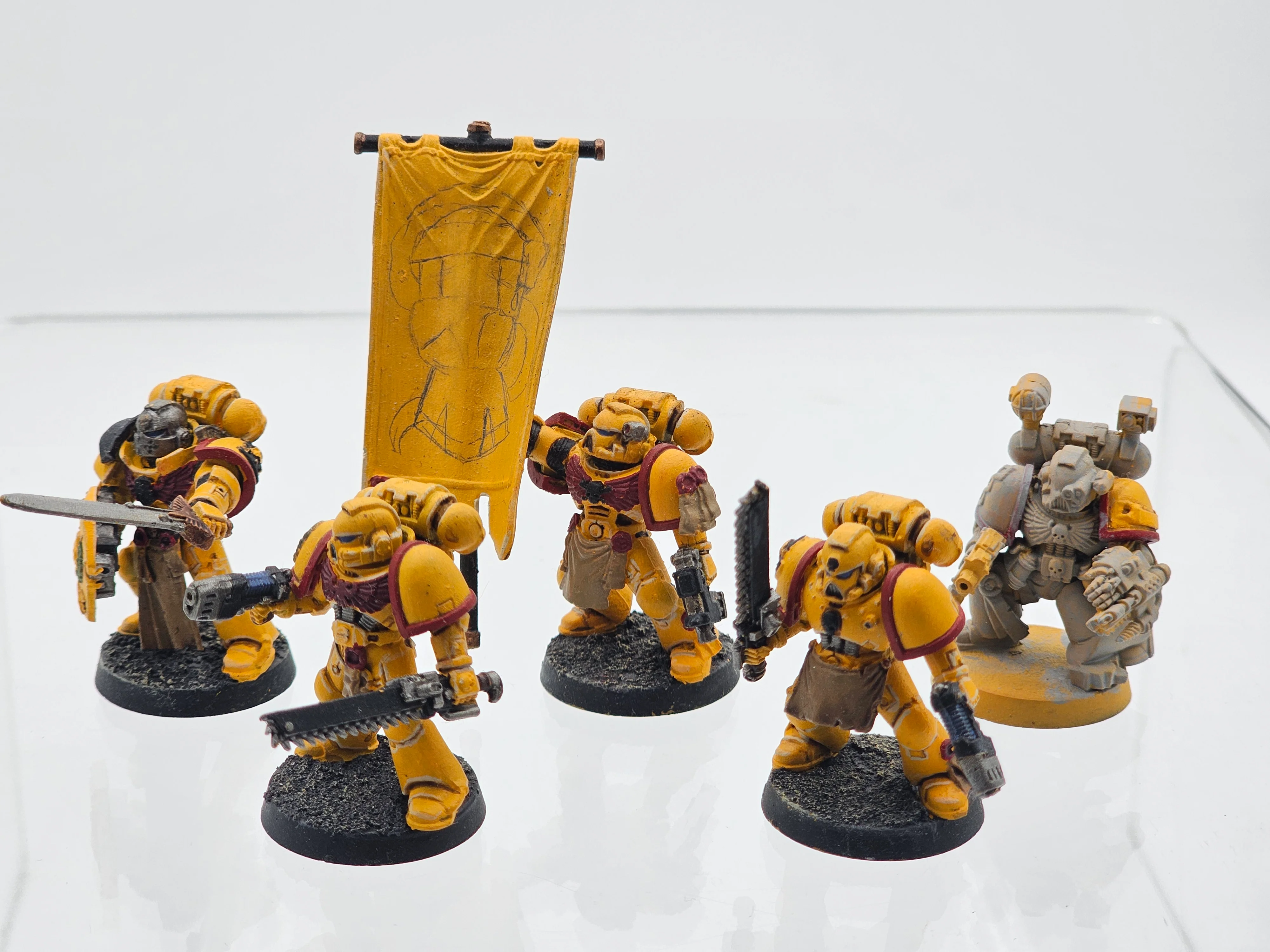 40K: Adeptus Astartes: Space Marine - Command Squad (USED, OOP)