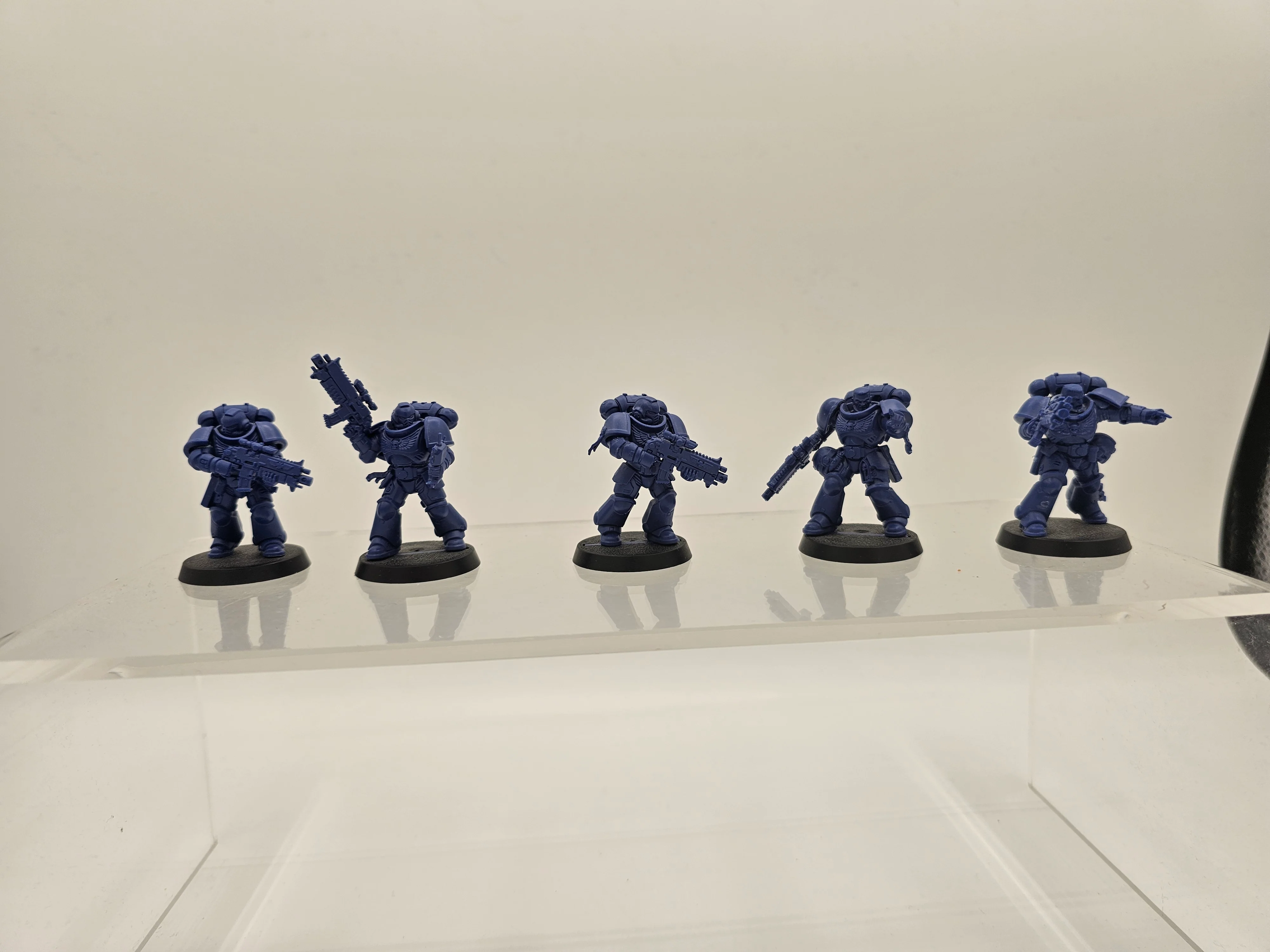 40K: Adeptus Astartes: Space Marines - Primaris Intercessors (5 Models) [LOT #3] (USED)