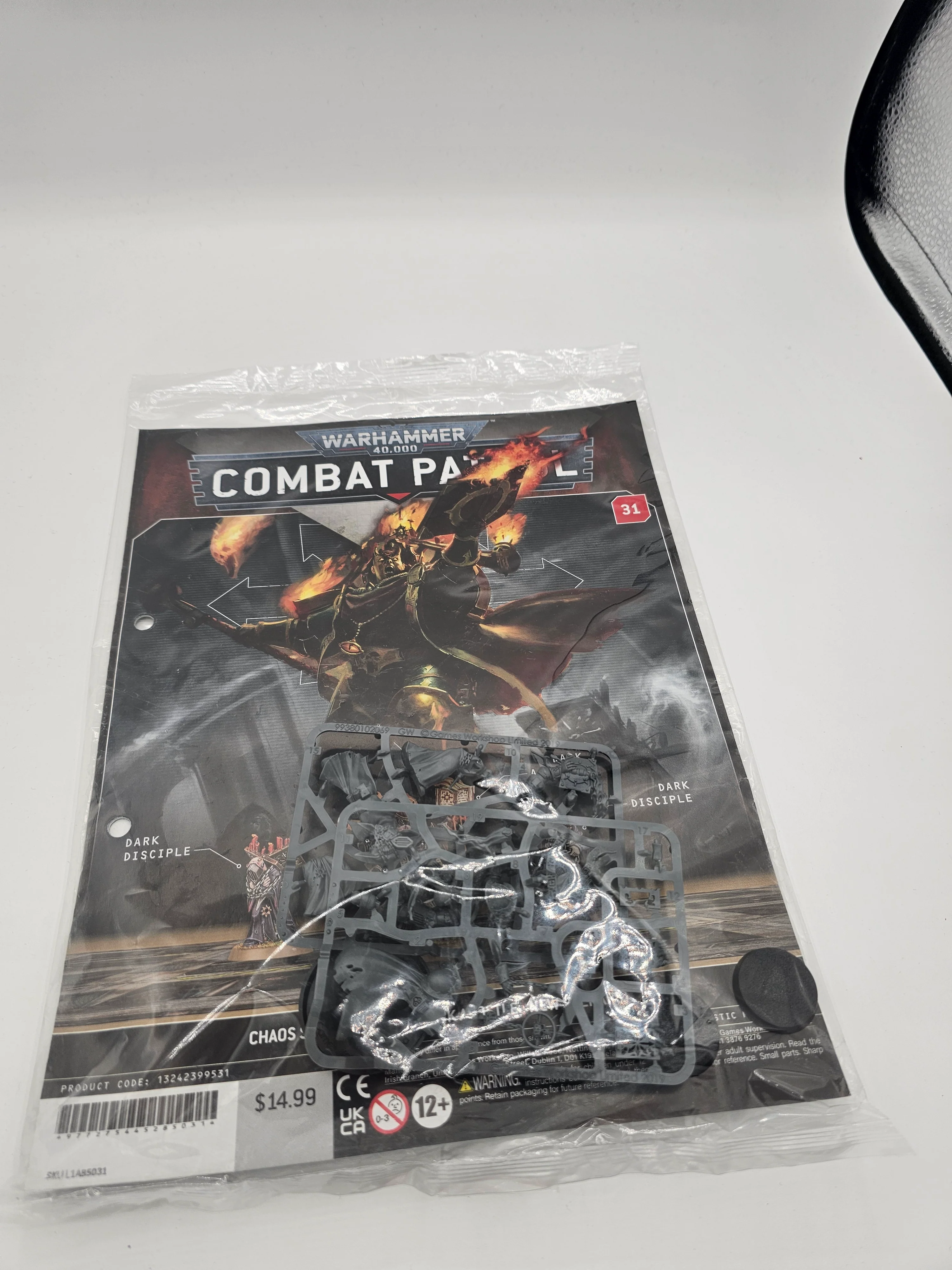 40K: Heretic Astartes: Chaos Space Marines - Dark Apostle [LOT #2] (USED) [ON SPRUE with Magazine]