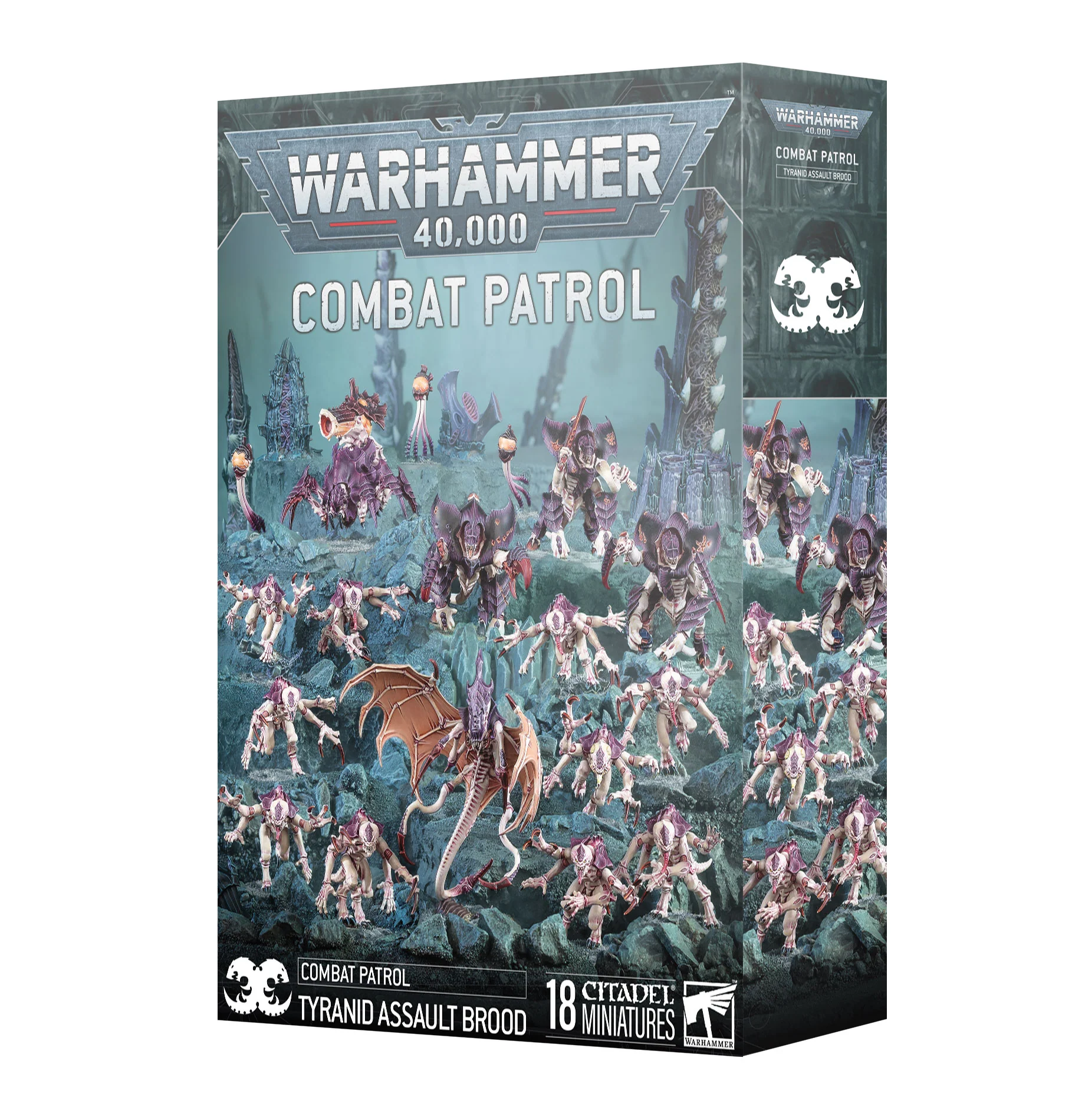 40K: Tyranids - Combat Patrol Assault Brood (10th) (18 Miniatures)