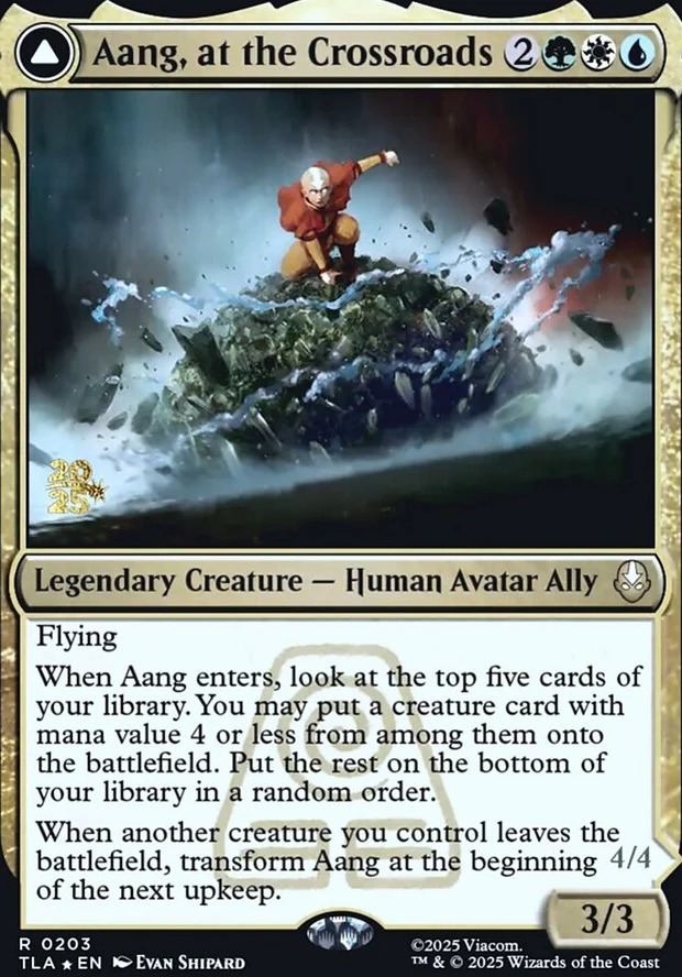 Aang, at the Crossroads // Aang, Destined Savior [ #0203 ] (TLA-R) - Image 3