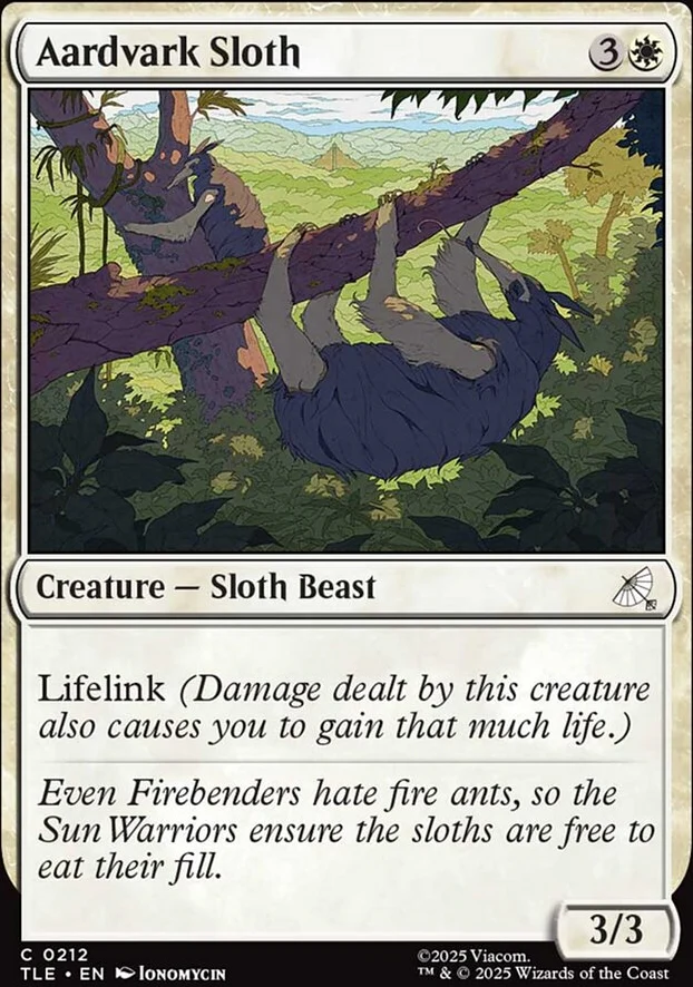 Aardvark Sloth [ #0212 ] (TLE-C) - Image 2