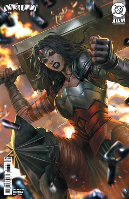ABSOLUTE WONDER WOMAN #15 CVR B DERRICK CHEW CARD STOCK VAR
