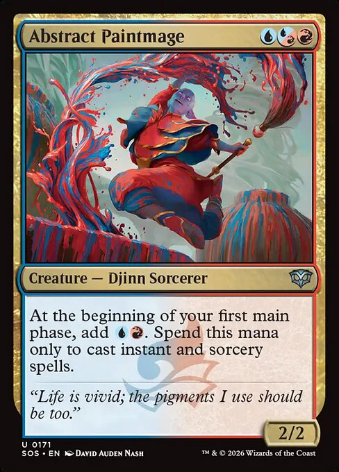 Abstract Paintmage [ #0171 ] (SOS-U)