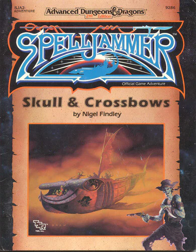 AD&D 2nd Ed - SpellJammer Skull & Crossbows (TSR 9286) (USED)