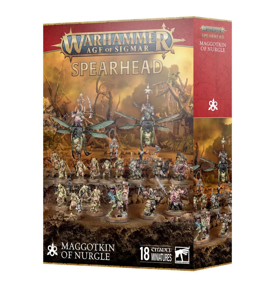 Age of Sigmar: Maggotkin of Nurgle - Spearhead (18 Miniatures) (OOP)