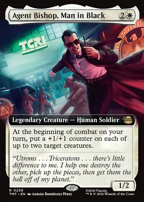 Agent Bishop, Man in Black [ #0258 Extended Art ] (TMT-R)