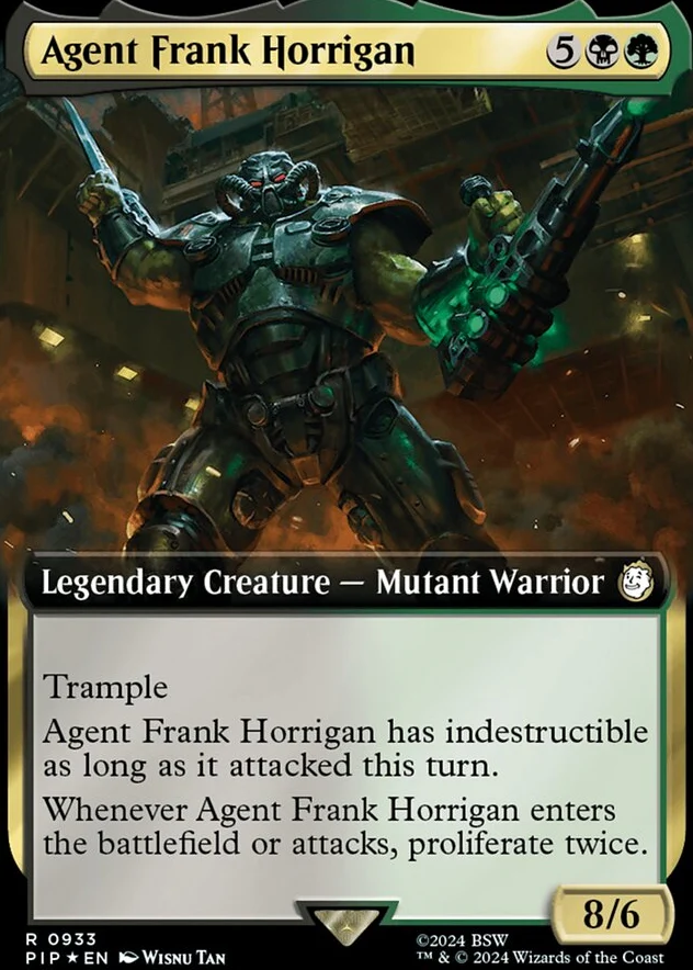 Agent Frank Horrigan [#0933 Extended Art Surge Foil] (PIP-R)