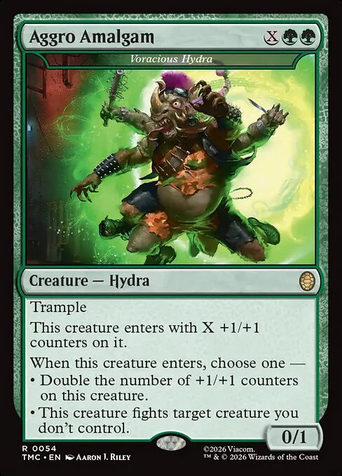 Aggro Amalgam - Voracious Hydra [ #0054 Surge Foil ] (TMC-R)
