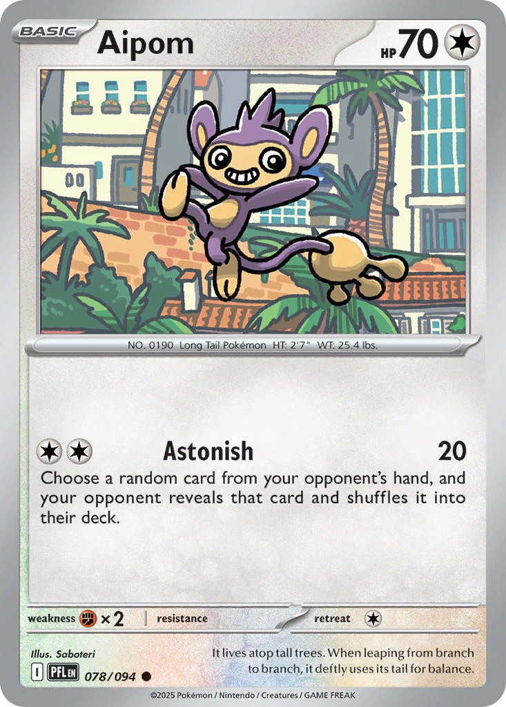 Aipom - 078/094 (PFL) Common