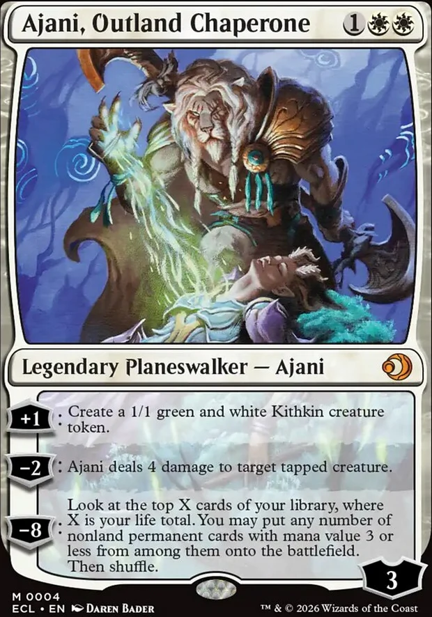 Ajani, Outland Chaperone [ #0004 ] (ECL-M) - Image 2