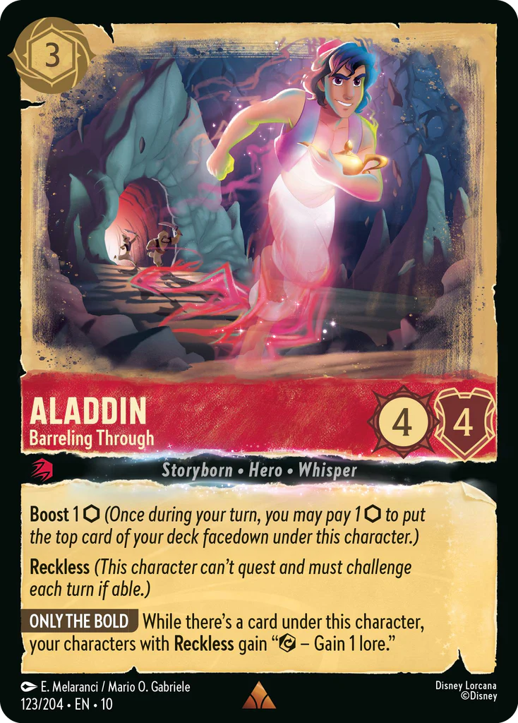 Aladdin - Barreling Through (123/204 - Whispers in the Well) Rare