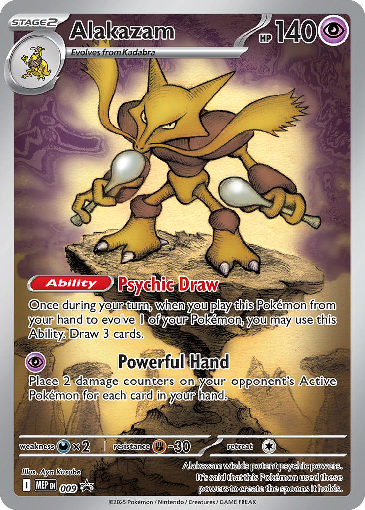 Alakazam - 009 (MEP) Promo