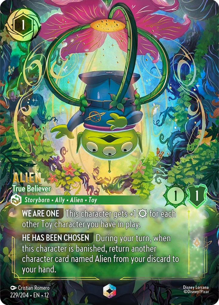 Alien - True Believer (Wilds Unknown 229/204) Enchanted