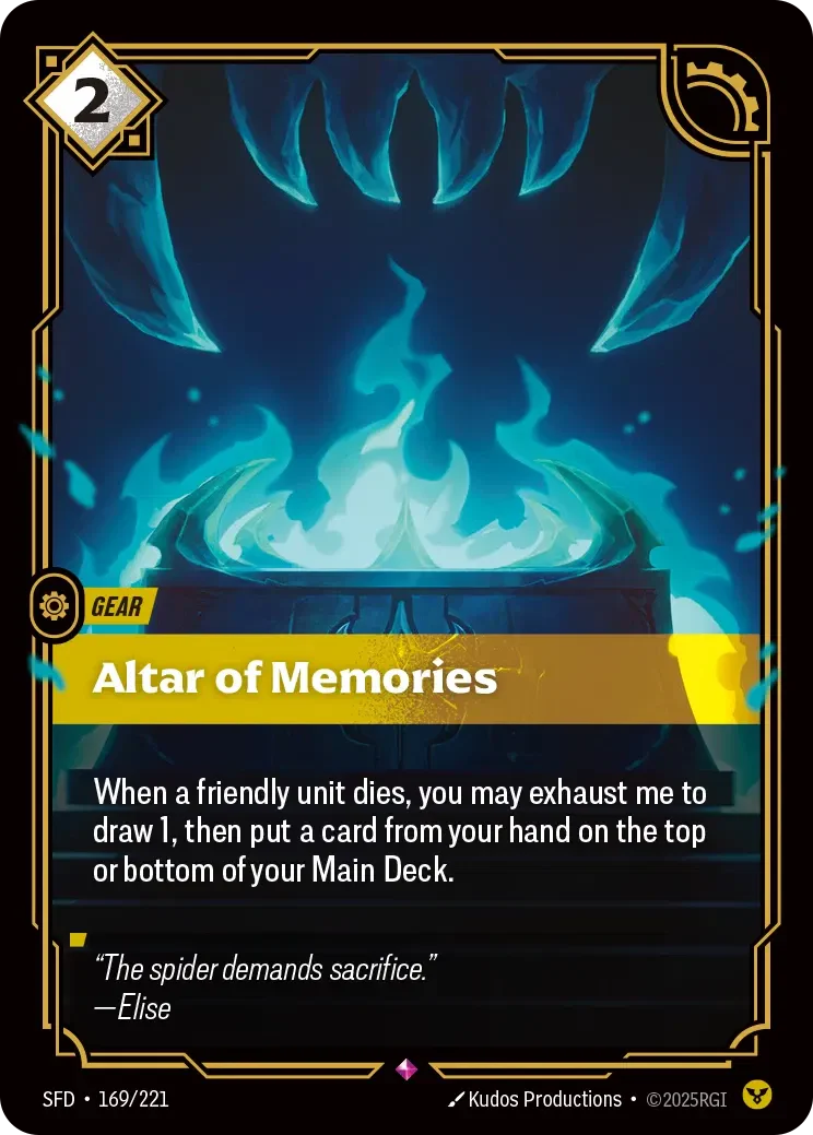 Altar of Memories - 169/221 (SFD) Rare