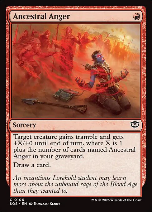 Ancestral Anger [ #0106 ] (SOS-C)