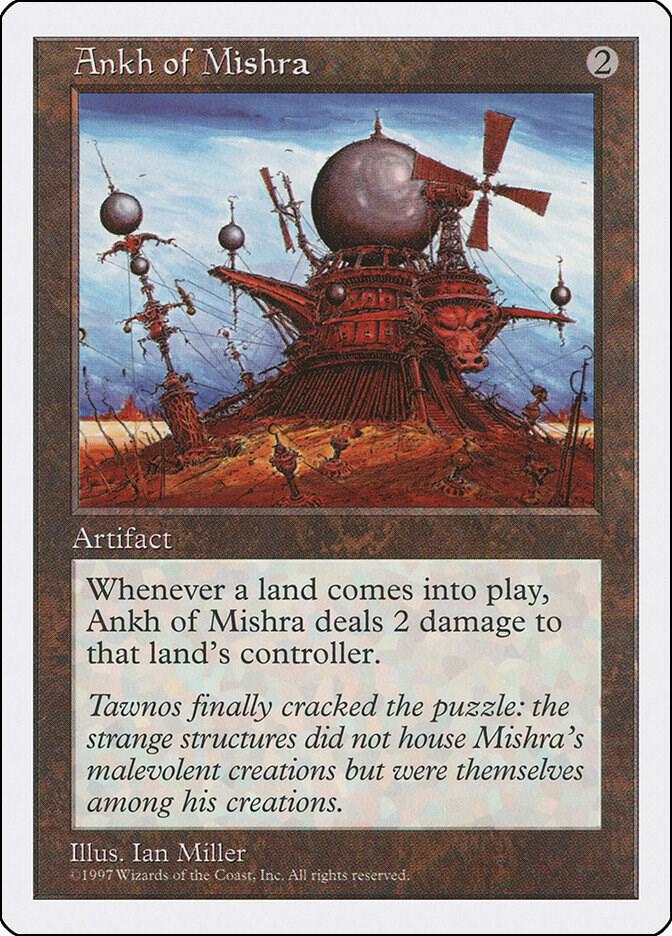 Ankh of Mishra (5ED-R) Light Play