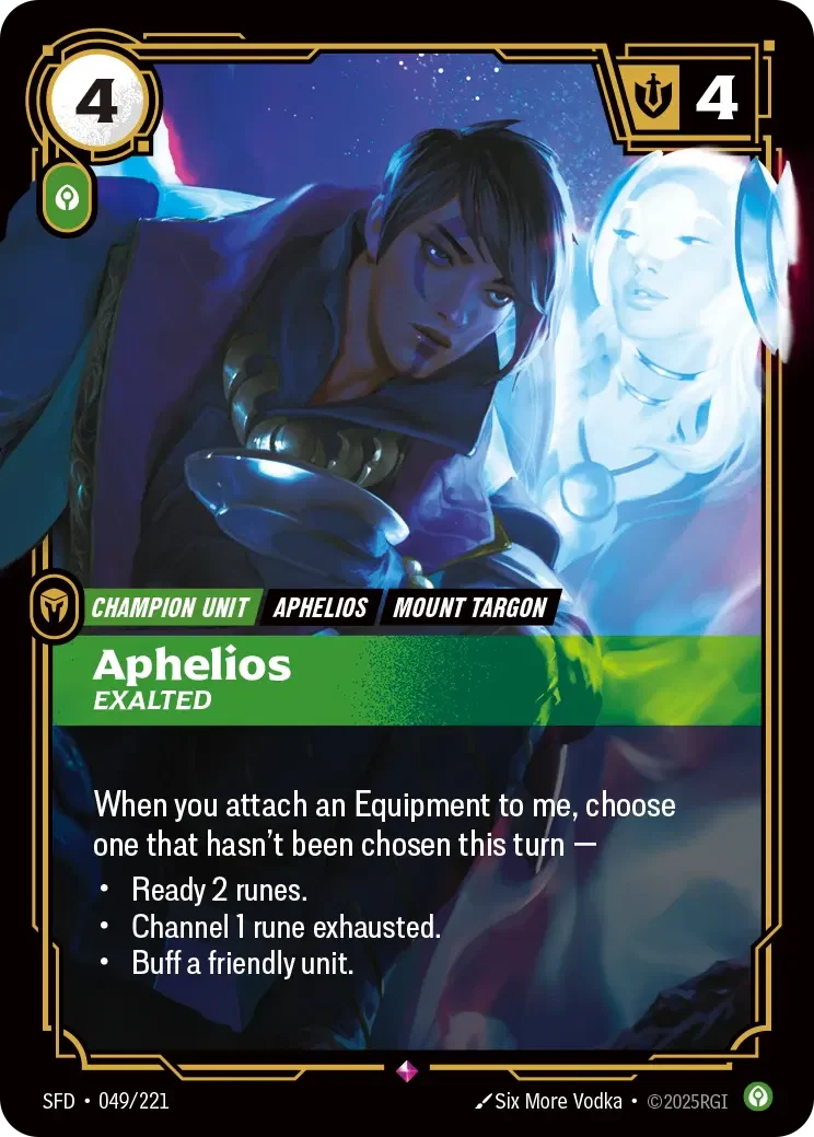 Aphelios - Exalted - 049/221 (SFD) Rare