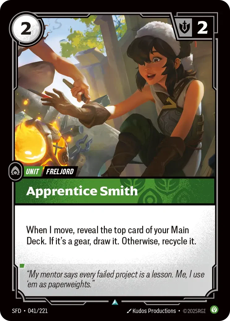 Apprentice Smith - 041/221 (SFD) Uncommon