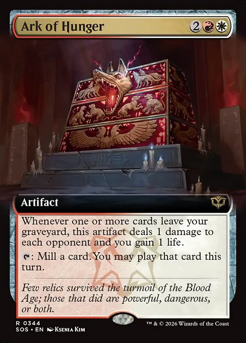 Ark of Hunger [ #0344 Extended Art ] (SOS-R)