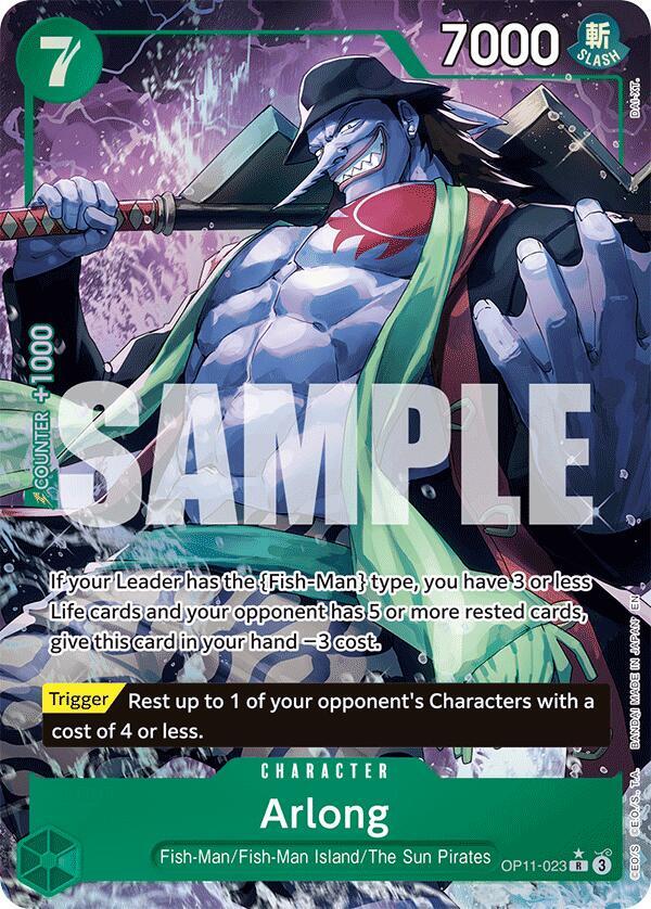 Arlong (Alternate Art) (OP11-023)  - Near Mint