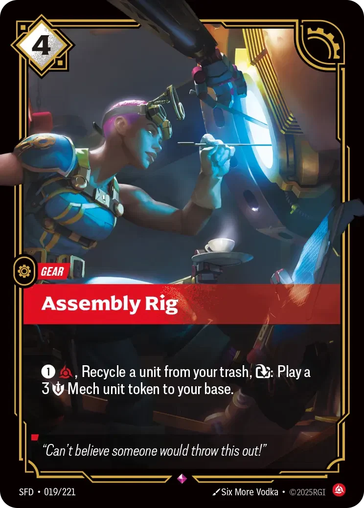 Assembly Rig - 019/221 (SFD) Rare