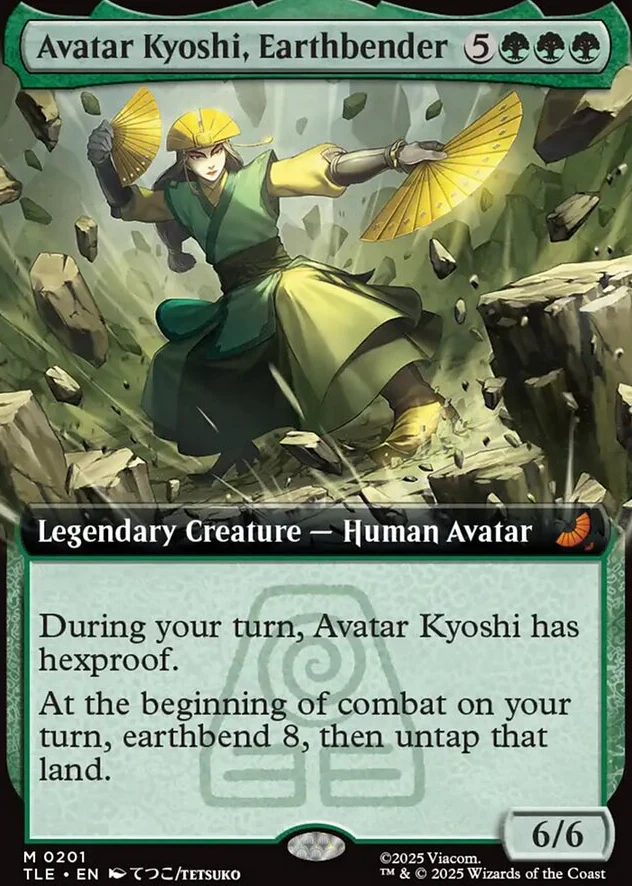 Avatar Kyoshi, Earthbender [ #0201 Extended Art ] (TLE-M) - Image 2