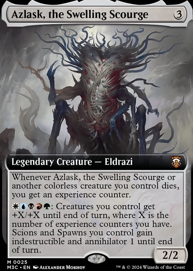 Azlask, the Swelling Scourge [#0025 Extended Art] (M3C-M)
