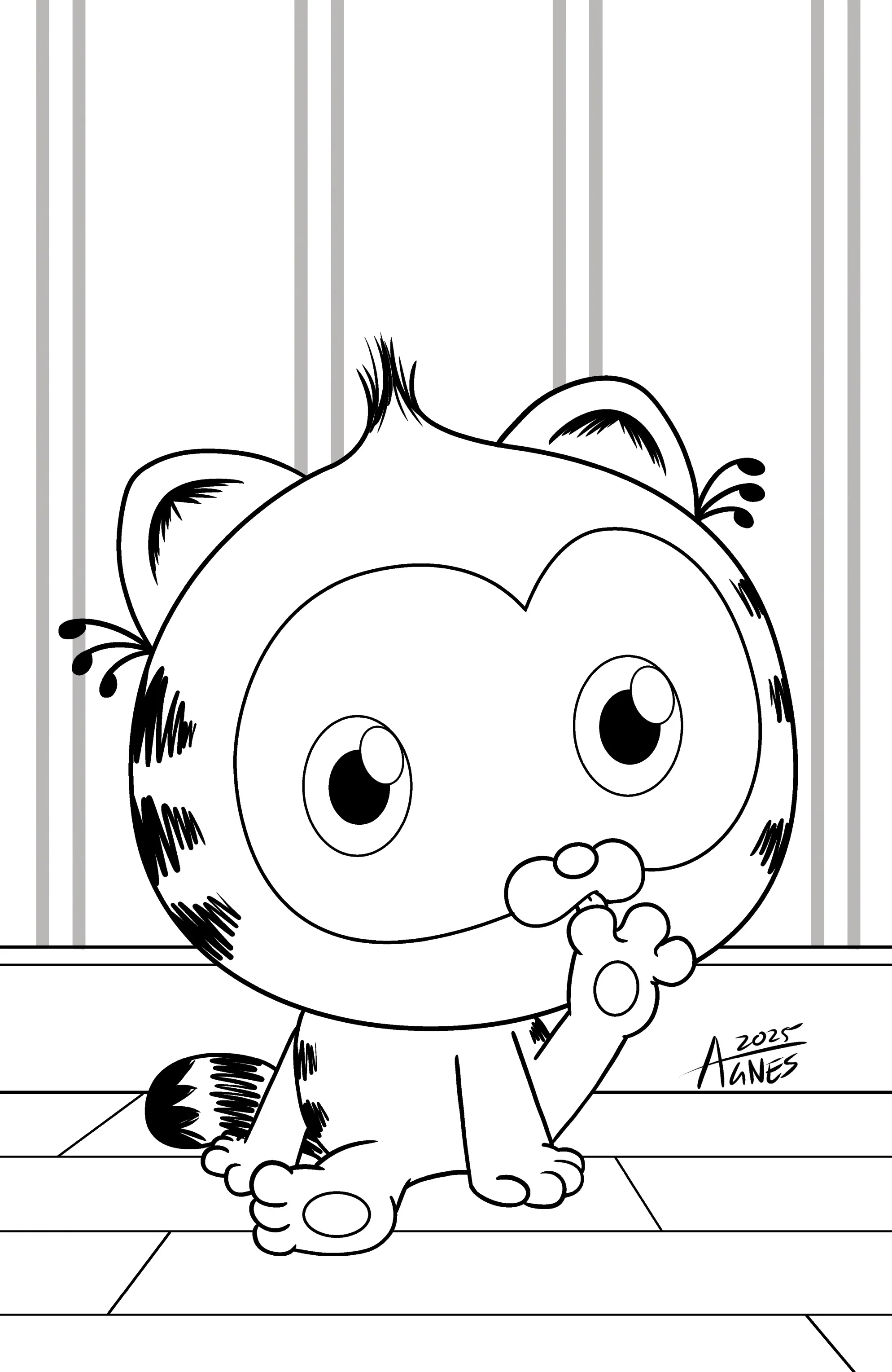 Baby Garfield #1 E 1:10 INCV (Full Art, Garbowska) - Image 2