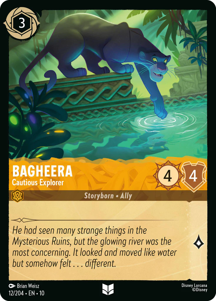 Bagheera - Cautious Explorer (012/204 - Whispers in the Well) Uncommon