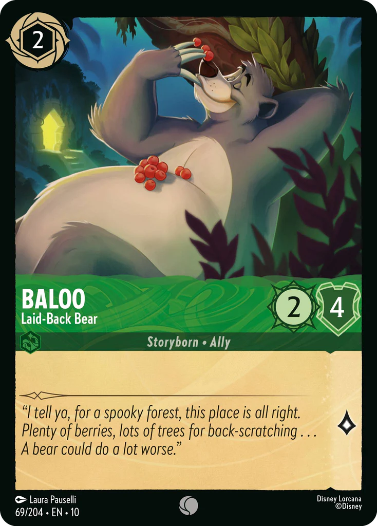 Baloo - Laid-Back Bear (069/204 - Whispers in the Well) Common