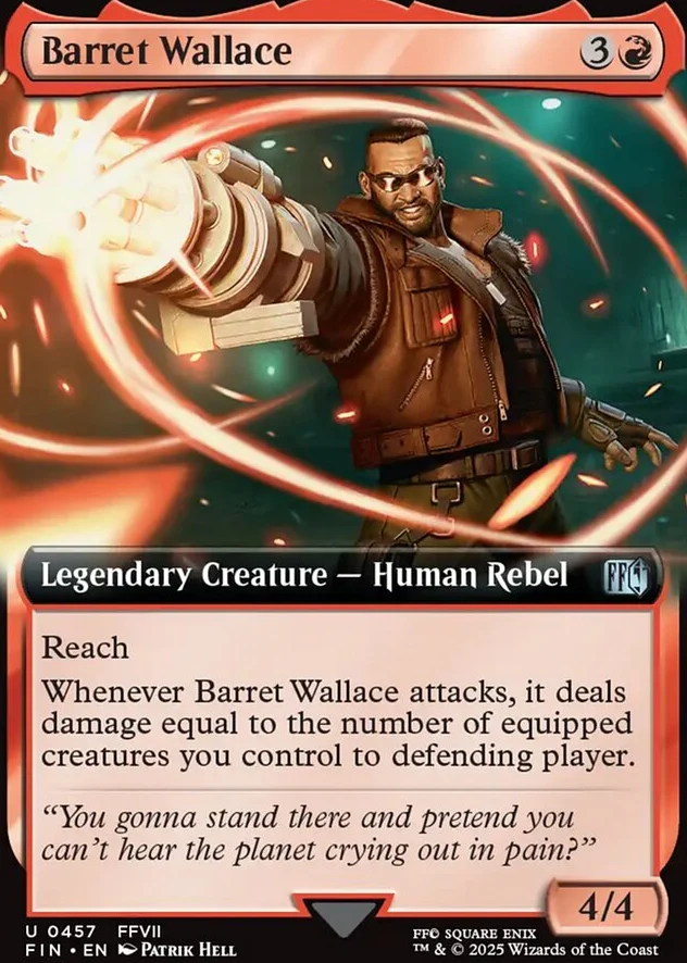 Barret Wallace [ #0457 Extended Art ] (FIN-U)