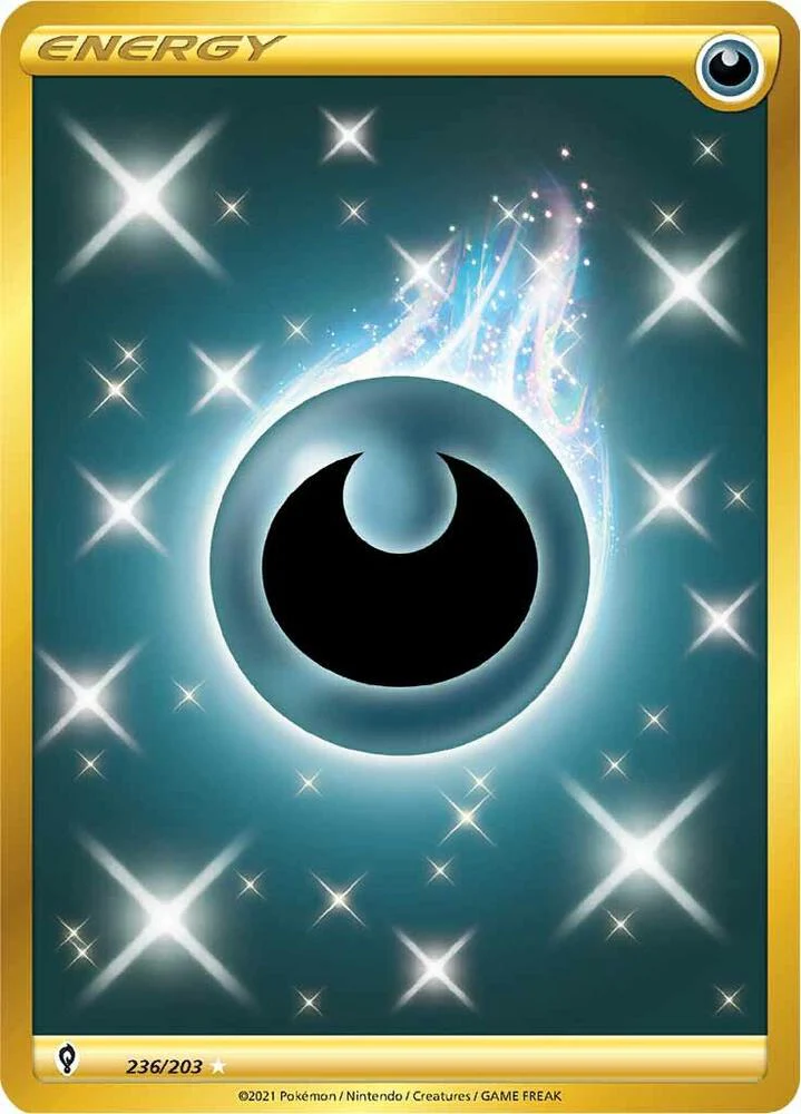 Basic Darkness Energy - 236/203 (SWSH07) Secret Rare - Near Mint Holofoil