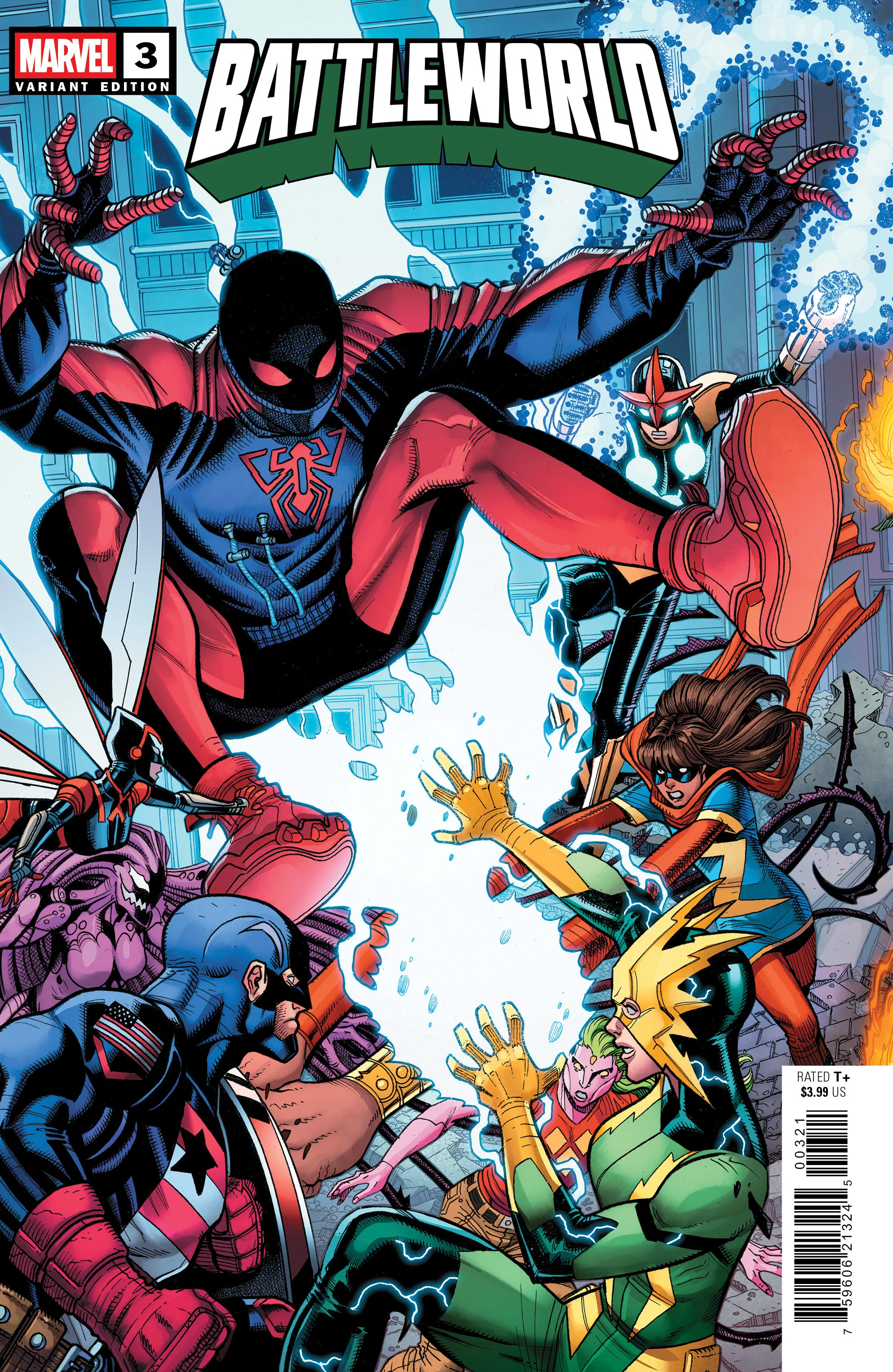 BATTLEWORLD #3 NICK BRADSHAW 5-PART CONNECTING VARIANT C