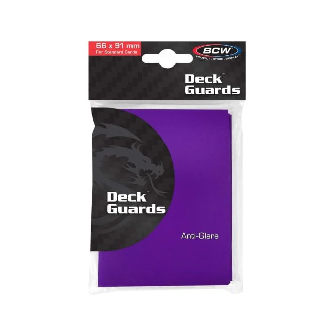 BCW Standard Double Matte Sleeves (50) Purple