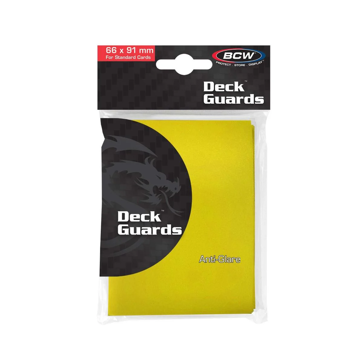 BCW Standard Double Matte Sleeves (50) Yellow