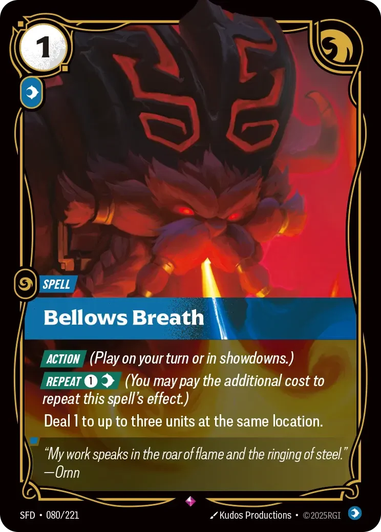 Bellows Breath - 080/221 (SFD) Rare