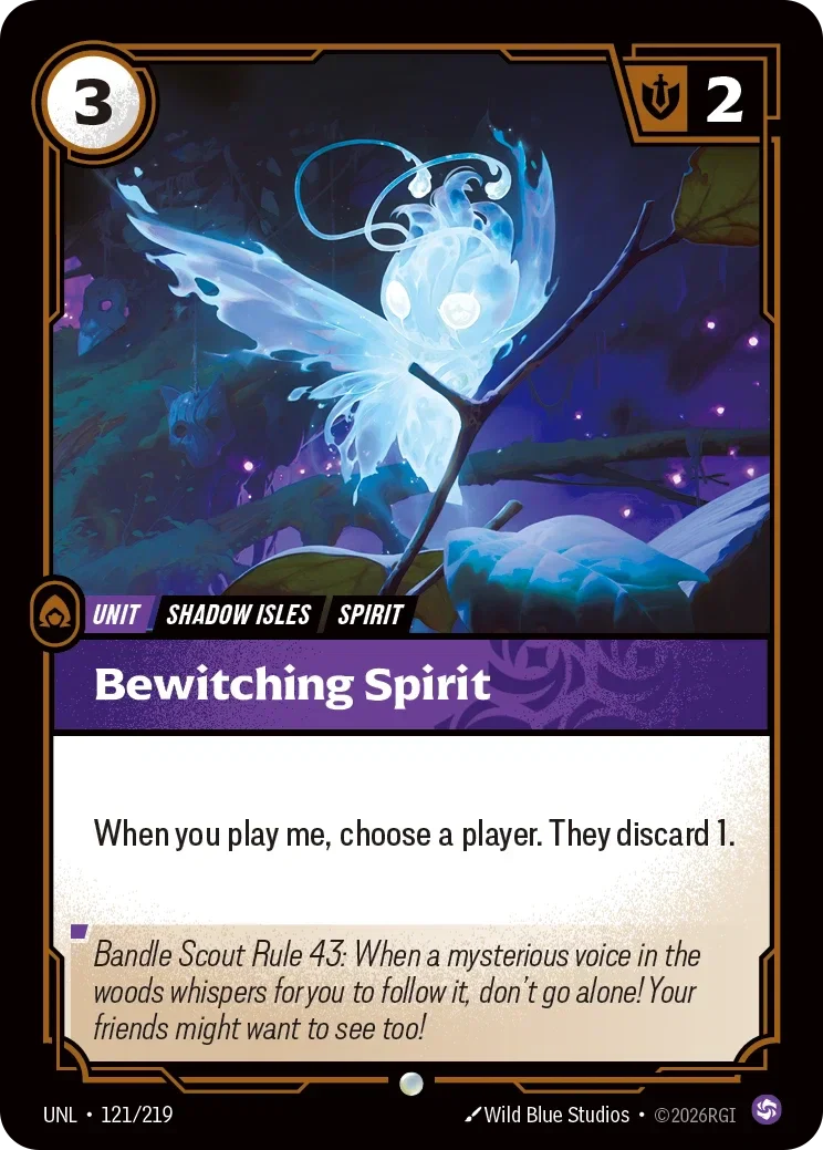 Bewitching Spirit - 121/219 (UNL)  Common
