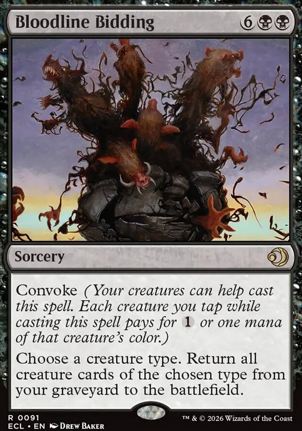 Bloodline Bidding [ #0091 ] (ECL-R)