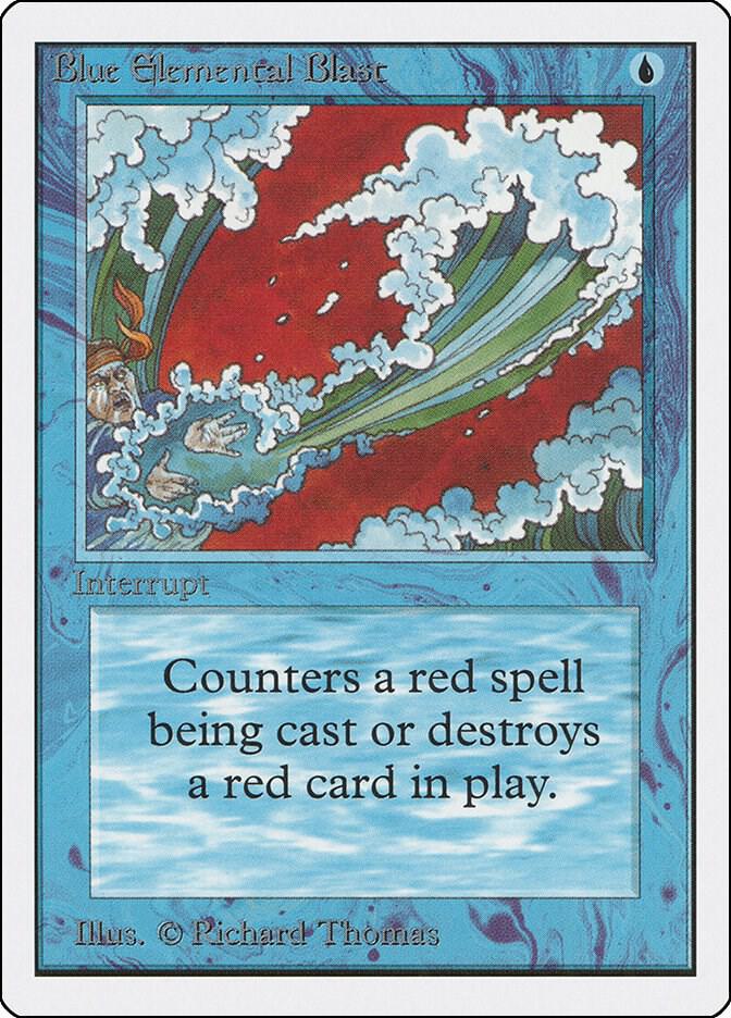 Blue Elemental Blast (2ED-C) Light Play