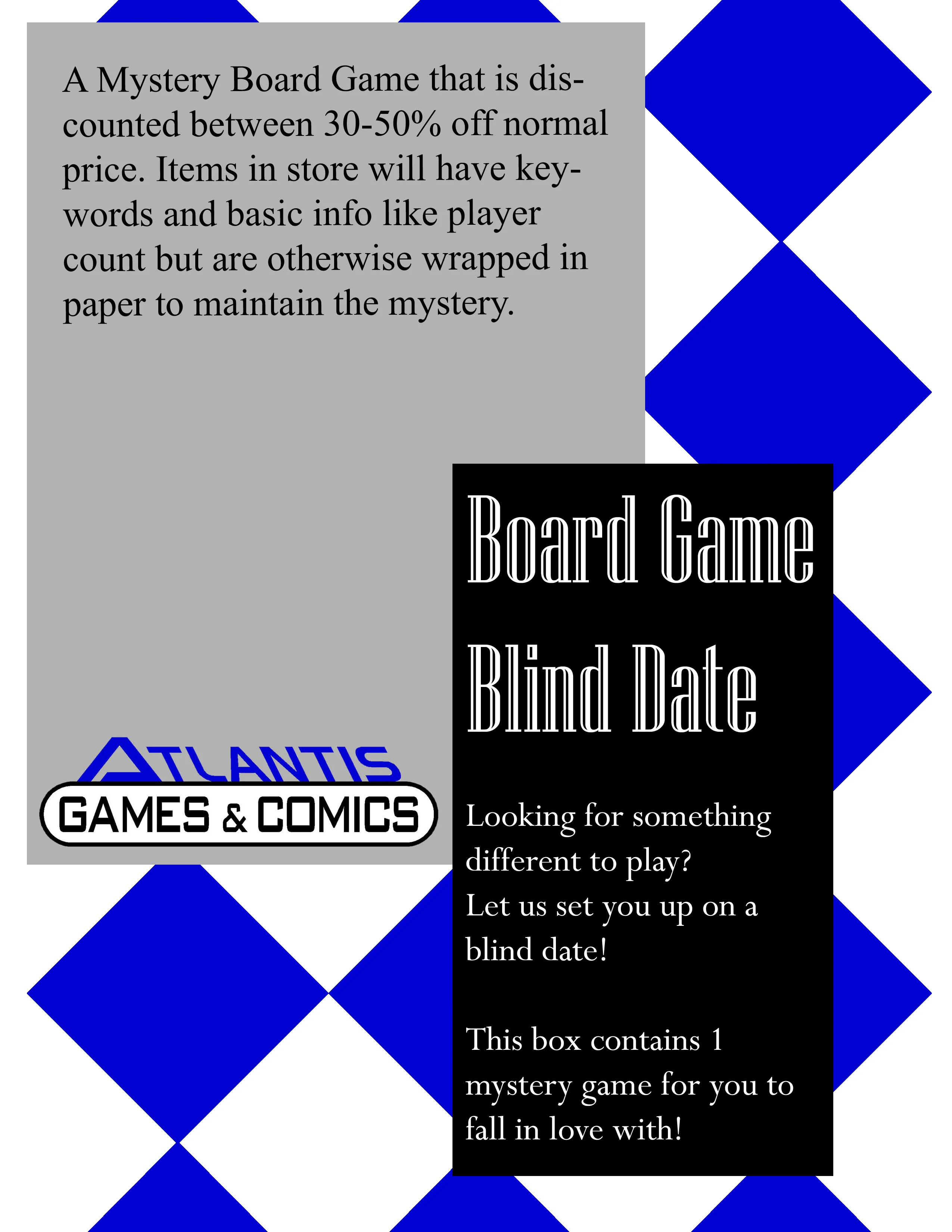 Board Game Blind Date - $15 - Image 2