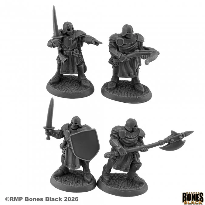Bones Black 44284: Town Guard(4)