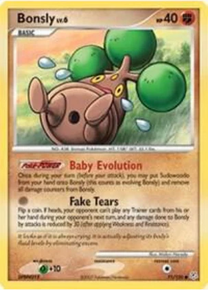 Bonsly (71/130) - Light Play Common