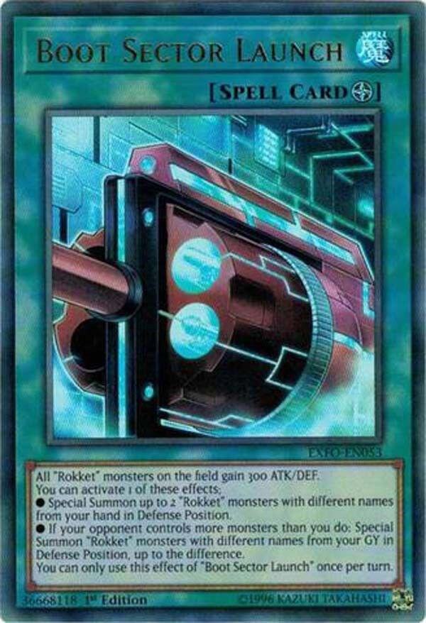 Boot Sector Launch (EXFO-EN053) Ultra Rare - Near Mint 1st Edition