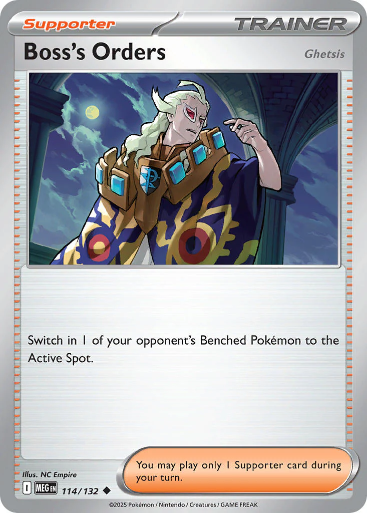 Boss's Orders [Ghetsis] - 114/132 (MEG) Uncommon