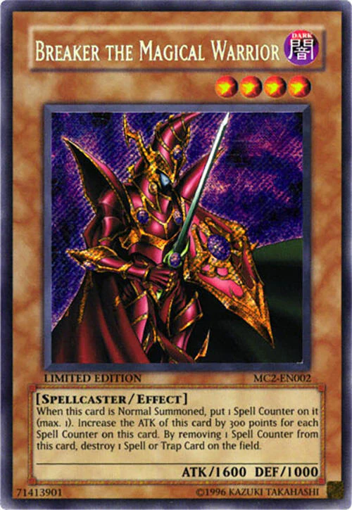 Breaker the Magical Warrior (MC2-EN002) Secret Rare - Light Play Limited