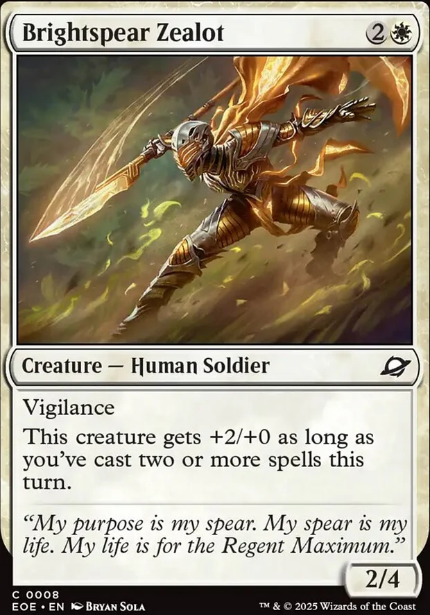 Brightspear Zealot [ #0008 ] (EOE-C) - Image 2