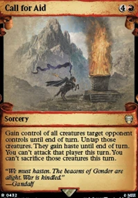 Call for Aid [#0432 Silverfoil Holiday] (LTC-R)