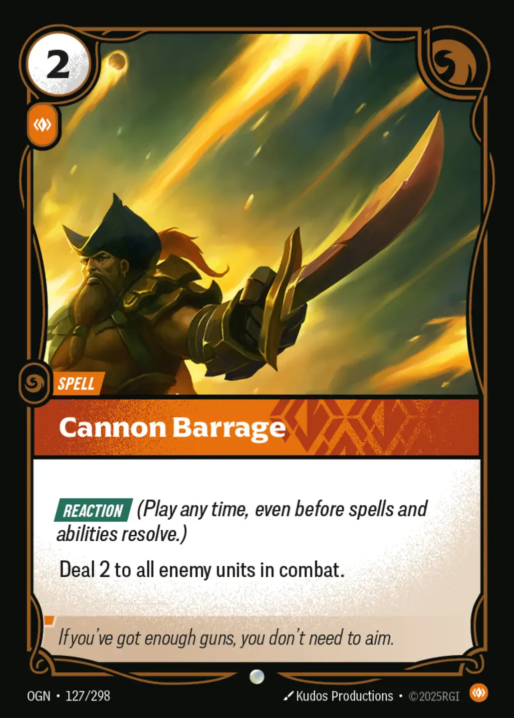 Cannon Barrage - 127/298 (OGN) Common