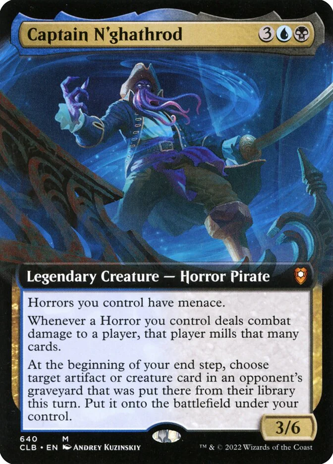 Captain N'ghathrod [#640 Extended Art] (CLB-M)